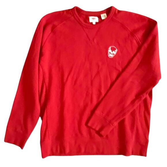Levi’s Red Skull Embroidered Crewneck – Size XL - Picture 1 of 6